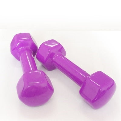 Plastic Dumbbell Weights for Home and Gym
