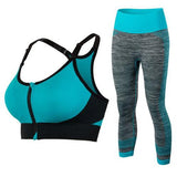 Sexy Compression Fitness Tights Yoga Set