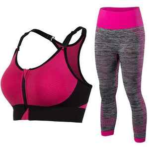 Sexy Compression Fitness Tights Yoga Set