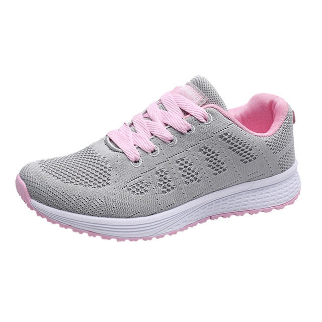 Sneakers Women Sport Shoes Lace Up