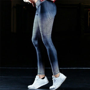 Printed Fitness Slim Leggings ins Female